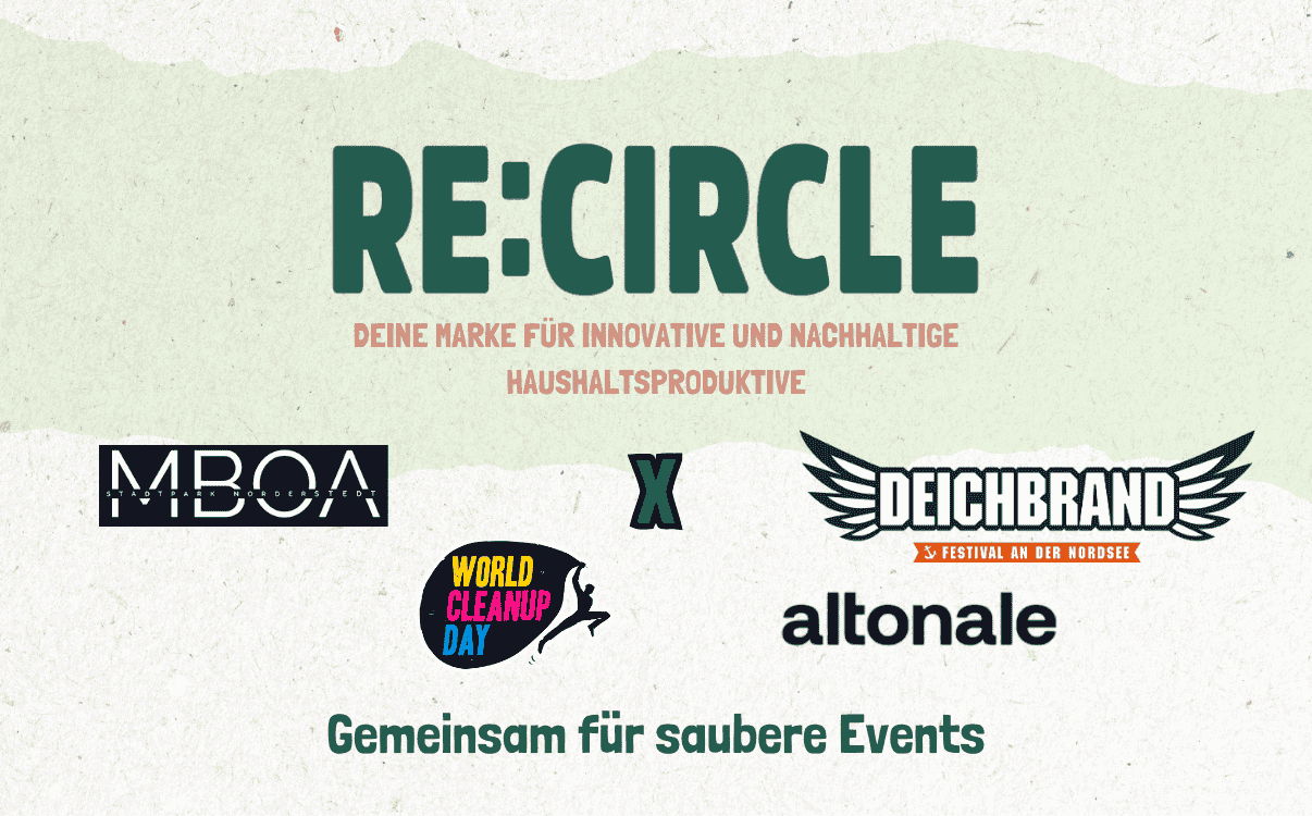 RE:CIRCLE x Festivalsommer 2025: Gemeinsam für saubere Events