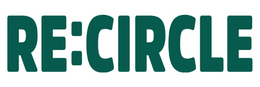Logo von RE:CIRCLE in grüner Schrift.