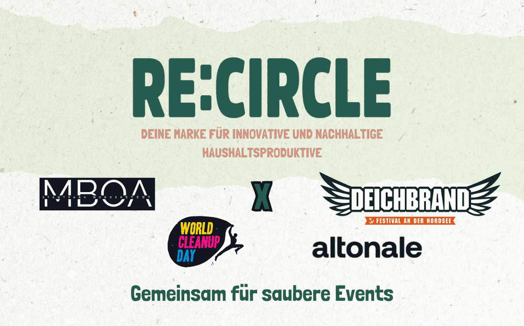 RE:CIRCLE x Festivalsommer 2025: Gemeinsam für saubere Events